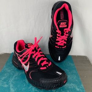 NIKE Air Max Torch 4 Black PINK Excellent Size 8